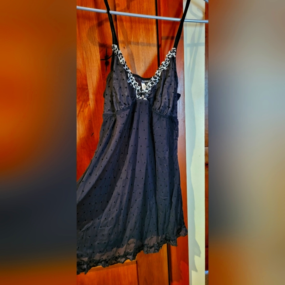 Lace babydoll negligee